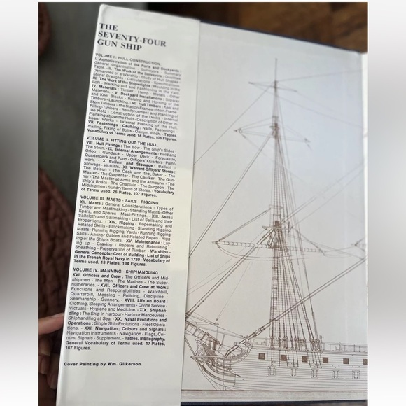 The Seventy-Four Gun Ship: A Practical Art Of Naval Architecture Vol 4 1988 Book - Picture 3 of 10